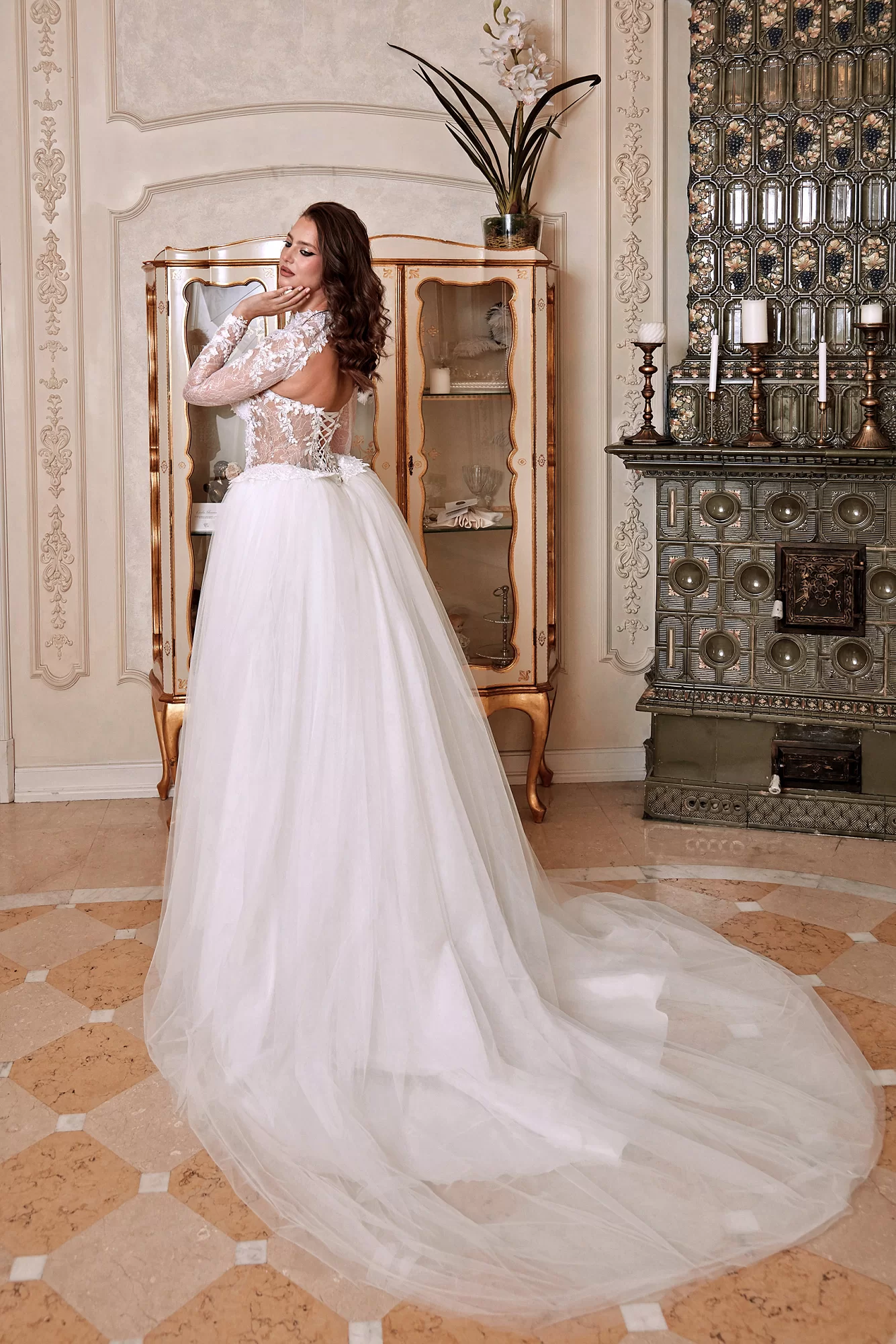 Jasmine - Jasmine12, dantelă, tul, broderie (photo 7)